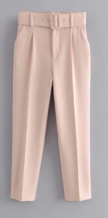 Belts Trousers Modern Lady Casual Pant Bottom CODE: KAR464