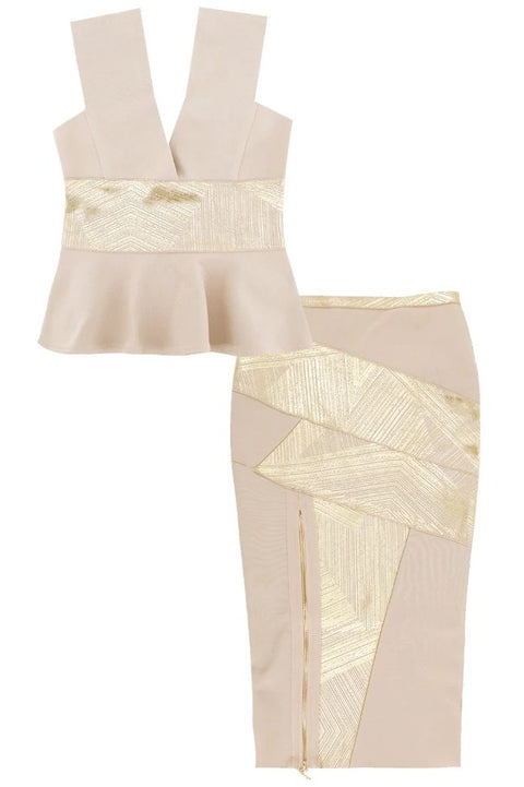 Women two piece dress Sexy V-Neck Spaghetti StrapCelebrity evening party CODE: KAR484