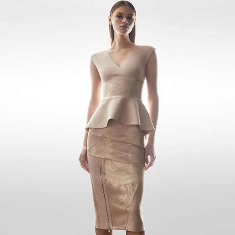 Women two piece dress Sexy V-Neck Spaghetti StrapCelebrity evening party CODE: KAR484