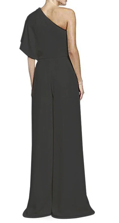 Hot Ruffles irregular Female Overalls Sexy Wide leg Jumpsuits CODE: KAR527