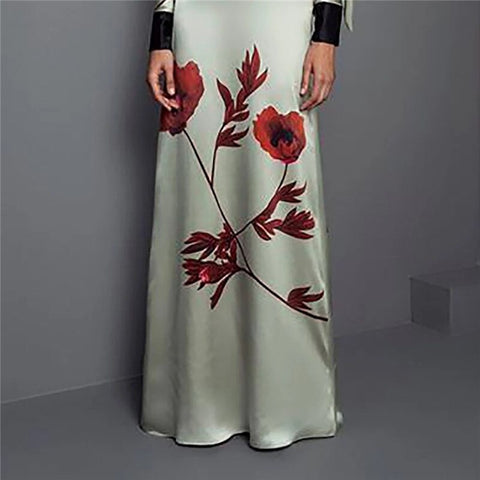 Women Long Sleeve Backless Loose Long  Maxi Dress CODE: KAR604