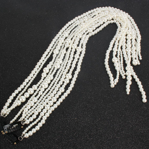 Hair Jewelry Long Alloy Chainsfor Women Exaggerated Headwear  CODE: KAR617