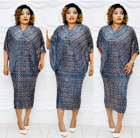Elegent Fashion Style African Women Midi Dress CODE: KAR626
