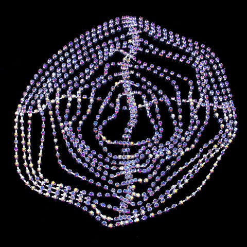 Rhinestone Hats Headband Chain for Women Handmade CODE: KAR648