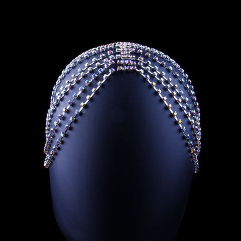 Rhinestone Hats Headband Chain for Women Handmade CODE: KAR648