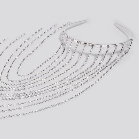 Bridal Crystal Head Chain Tiara Hair Jewelry CODE: KAR672