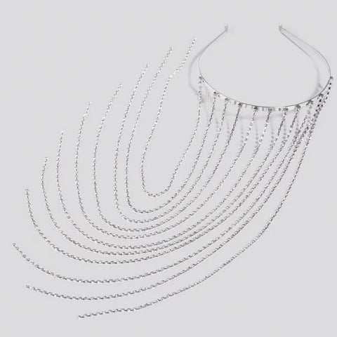 Bridal Crystal Head Chain Tiara Hair Jewelry CODE: KAR672