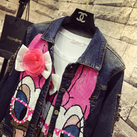 Short Denim Jacket Coats Spring Winter Women CODE: KAR720