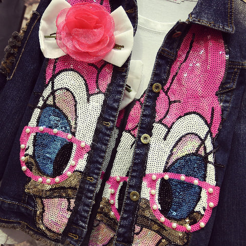 Short Denim Jacket Coats Spring Winter Women CODE: KAR720