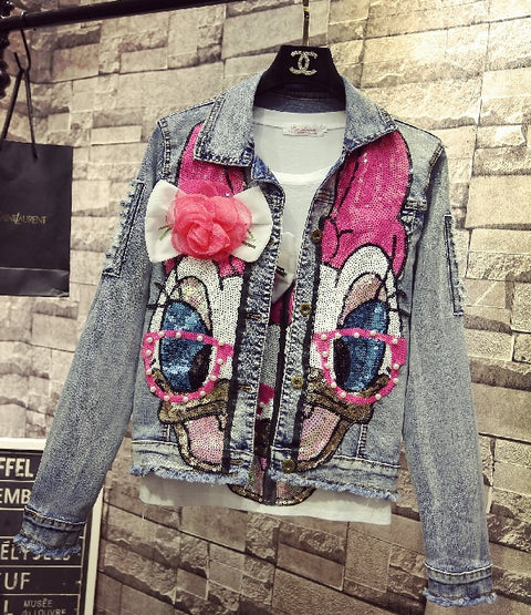 Short Denim Jacket Coats Spring Winter Women CODE: KAR720