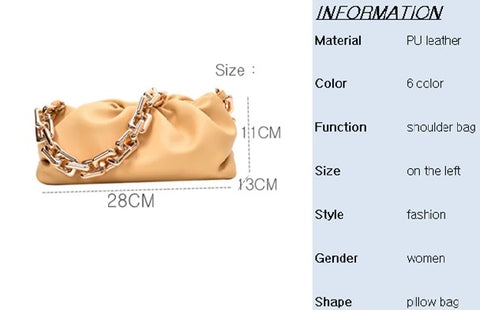 Gold chains dumpling Clip purse bag women CODE: KAR721
