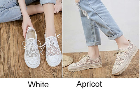 Comfortabel Casual Shoes Lady Brand White Flat CODE: KAR723