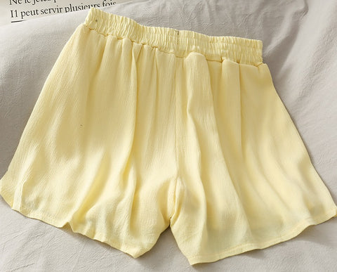 Short Camisole + High Waist Shorts Two-Piece Set CODE: KAR724