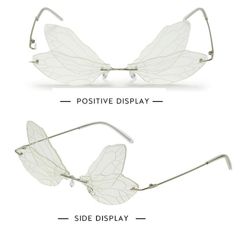 Butterfly Rimless Sunglasses Women CODE: KAR733