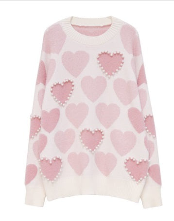Pullovers Long Sleeve Sweater Women's O-Neck Loose CODE: KAR747