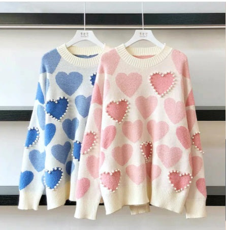 Pullovers Long Sleeve Sweater Women's O-Neck Loose CODE: KAR747