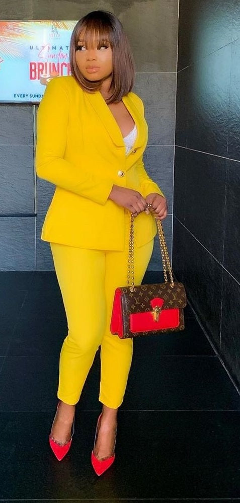 Women Blazer OL Suit Pants Jacket Set CODE: KAR781