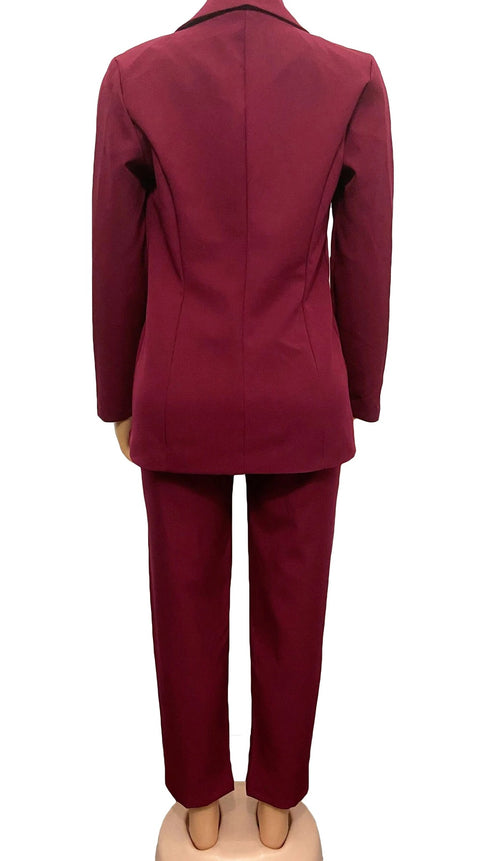 Women Blazer OL Suit Pants Jacket Set CODE: KAR781