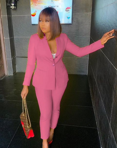 Women Blazer OL Suit Pants Jacket Set CODE: KAR781