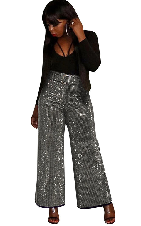 Sparkle Bling Winter Pants Women Elegant CODE: KAR787