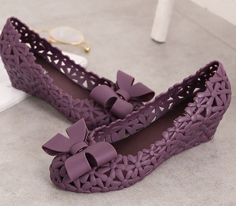 Rubber High Heel Butterfly Heel Knot Flower CODE: KAR811