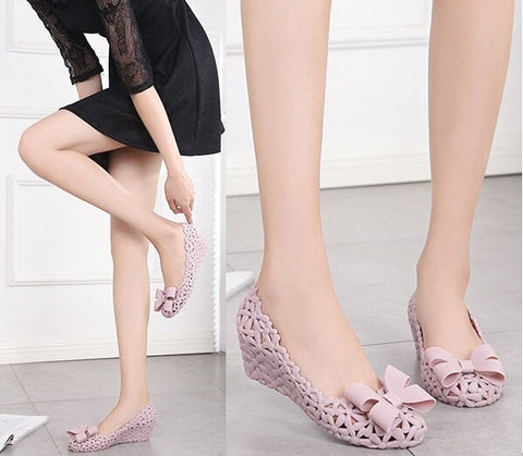 Rubber High Heel Butterfly Heel Knot Flower CODE: KAR811