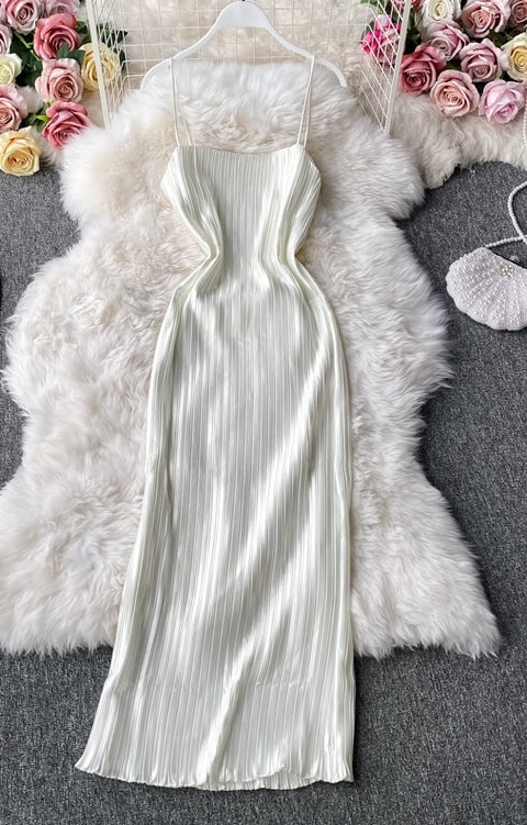 Elegant Slim Bodycon Long Maxi Basic Dress CODE: KAR832