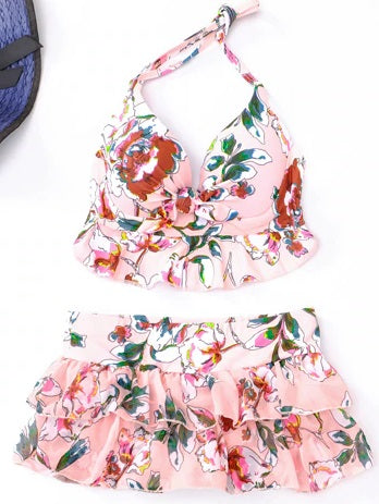 Swimwear Bathing Suit Women's Three-piece Set Fairy Style CODE: KAR858