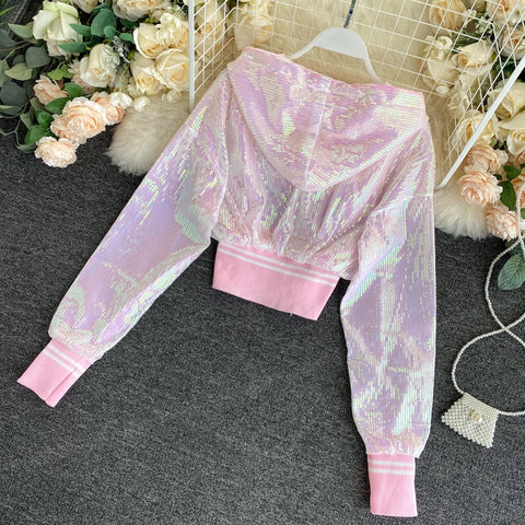 Sequined Short Design Summer Jacket Women CODE: KAR873