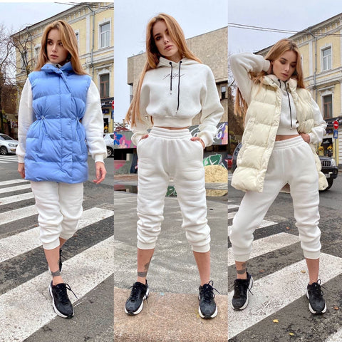 Sweatshirts And Long Pant Fashion Two Piece Sets CODE: KAR884