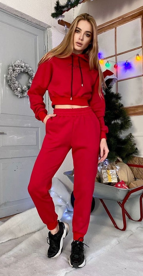 Sweatshirts And Long Pant Fashion Two Piece Sets CODE: KAR884