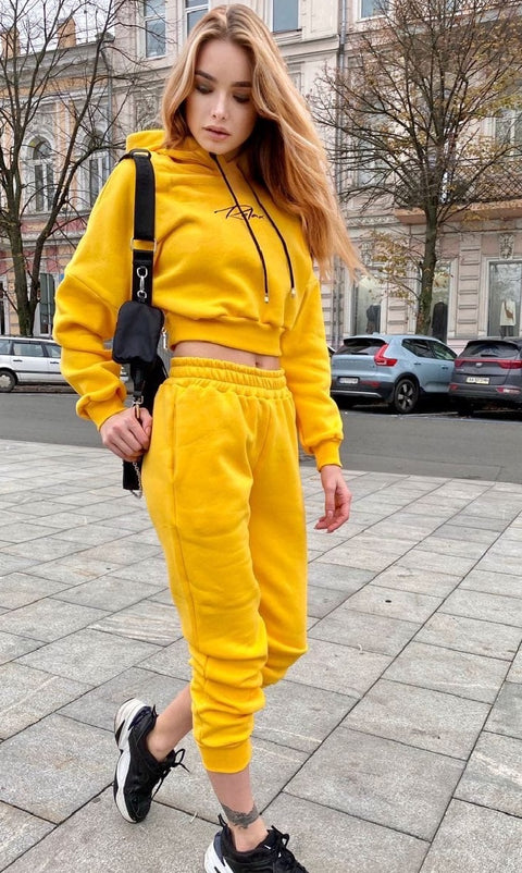Sweatshirts And Long Pant Fashion Two Piece Sets CODE: KAR884