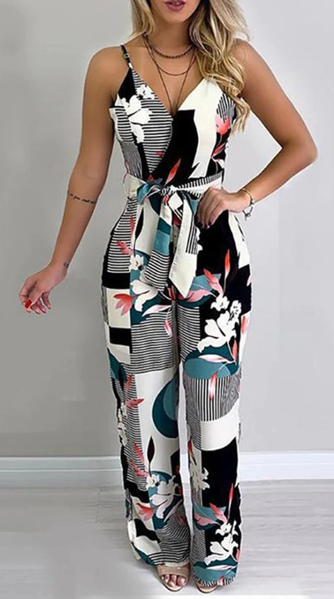 Romper Floral Casual Summer Jumpsuit Bodysuit Sleeveless CODE: KAR888