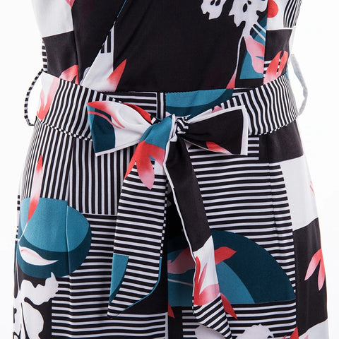 Romper Floral Casual Summer Jumpsuit Bodysuit Sleeveless CODE: KAR888