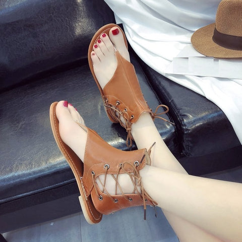 Explosive style flat flip flops Roman sandals CODE: KAR993
