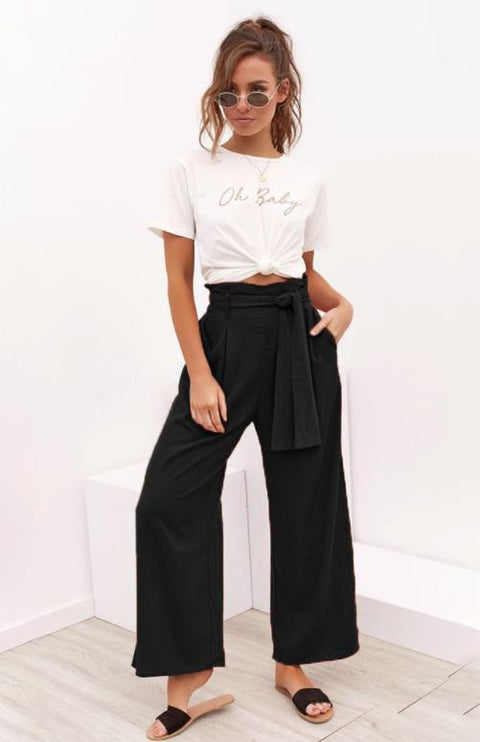Summer fashion  wide leg pants CODE: mon1244
