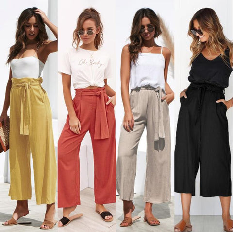Summer fashion  wide leg pants CODE: mon1244