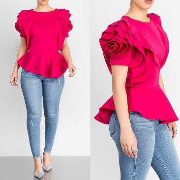 Ruffled Short Top CODE: mon947
