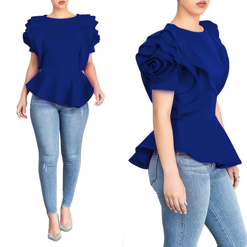 Ruffled Short Top CODE: mon947
