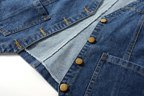 Vests Summer BF Style Sleeveless Student Teens Cropped Denim Jacket CODE: KAR1007