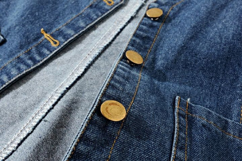 Vests Summer BF Style Sleeveless Student Teens Cropped Denim Jacket CODE: KAR1007