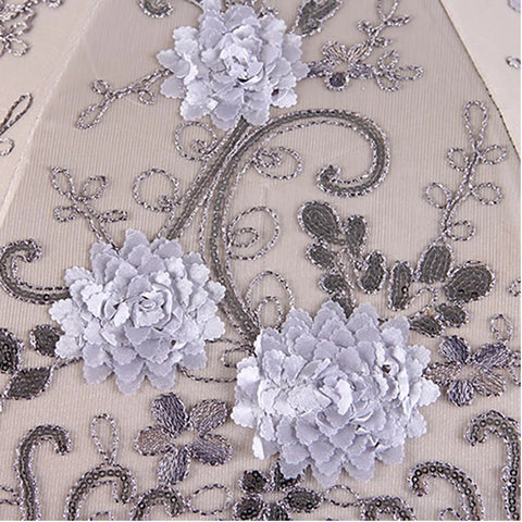 1 piece Princess Sun double Lace Parasol Arched  three Folding Embroidery anti UV waterproof Umbrella CODE: KAR1047