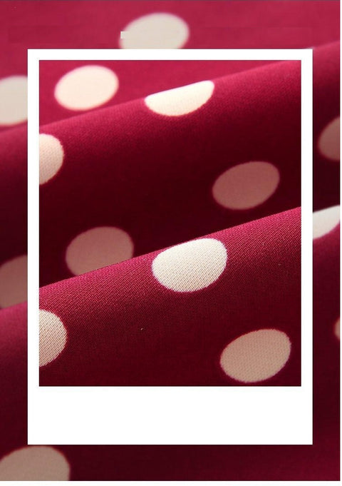 Sleeveless Dot Casual Style Spaghetti Strap Dress CODE: KAR1075