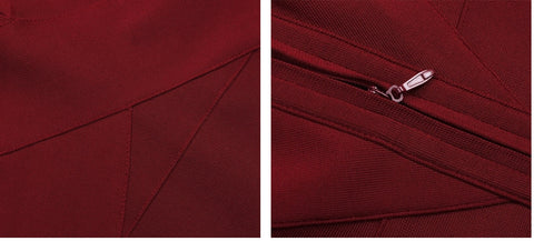 Elegant Sexy Bodycon  Sleeveles V Neck Dress CODE: KAR1090