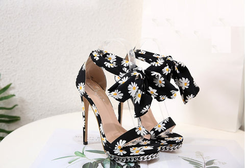 Sexy Print Party Luxury Supper High Heels Sandal CODE: KAR1094