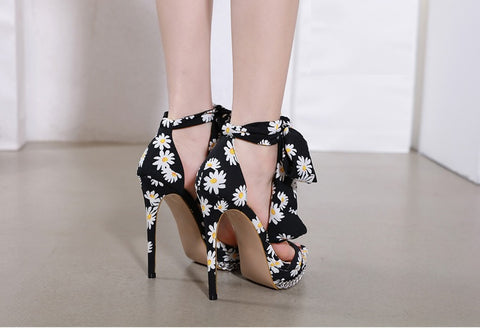 Sexy Print Party Luxury Supper High Heels Sandal CODE: KAR1094