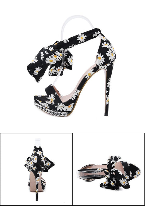 Sexy Print Party Luxury Supper High Heels Sandal CODE: KAR1094