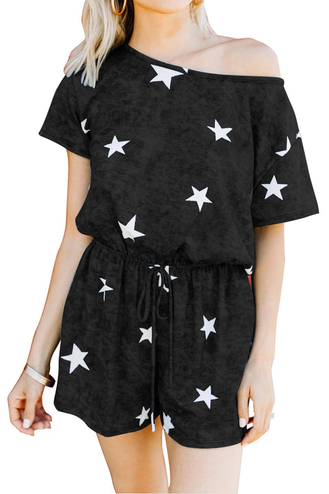 New Sexy Tie-dye Pajamas Printed Cotton Jumpsuit CODE: KAR1110
