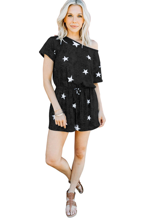 New Sexy Tie-dye Pajamas Printed Cotton Jumpsuit CODE: KAR1110