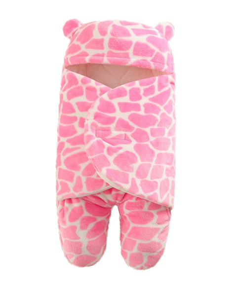 Nursery Wrap Swaddle Ultra-Soft Fluffy Fleece Newborn  Baby Sleeping Bag CODE: KAR1152